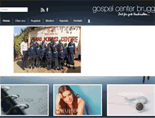 Tablet Screenshot of gospelcenter.ch